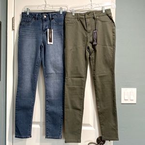 2 Pair d.jeans High Waist Skinny Jeans